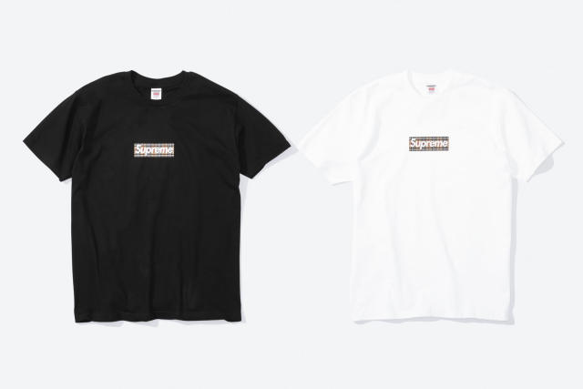 Supreme Beige Burberry Box Logo, Spring Summer 2022