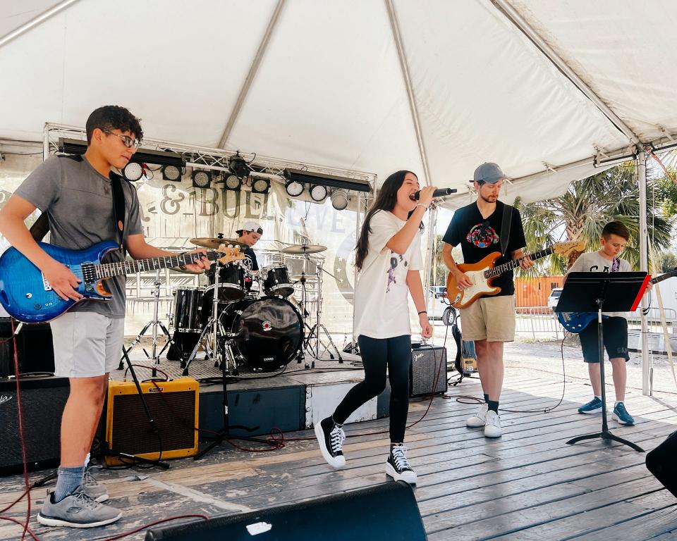 Music Compound band Pins and Needles will perform during Music Compound’s Musicpalooza on Friday at Nathan Benderson Park.