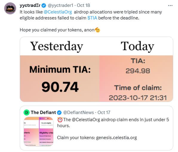 Celestia (TIA) Airdrop: Everything You Need to Know