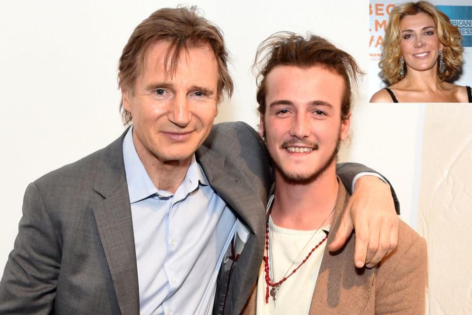 Liam Neeson with son Micháel in 201