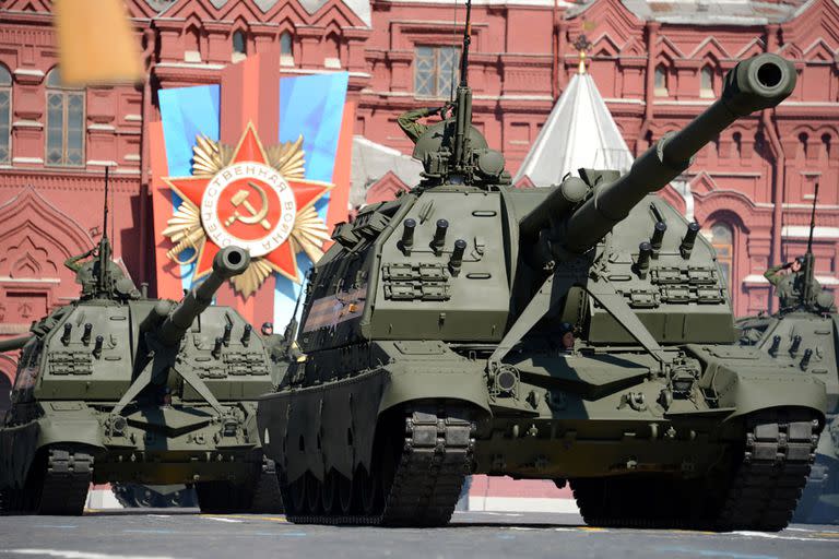 Rusia Moscú Plaza Roja desfile militar poder poderío presidente Vladimir Putin Crimea crisis Ucrania día de la victoria Alemania nazi