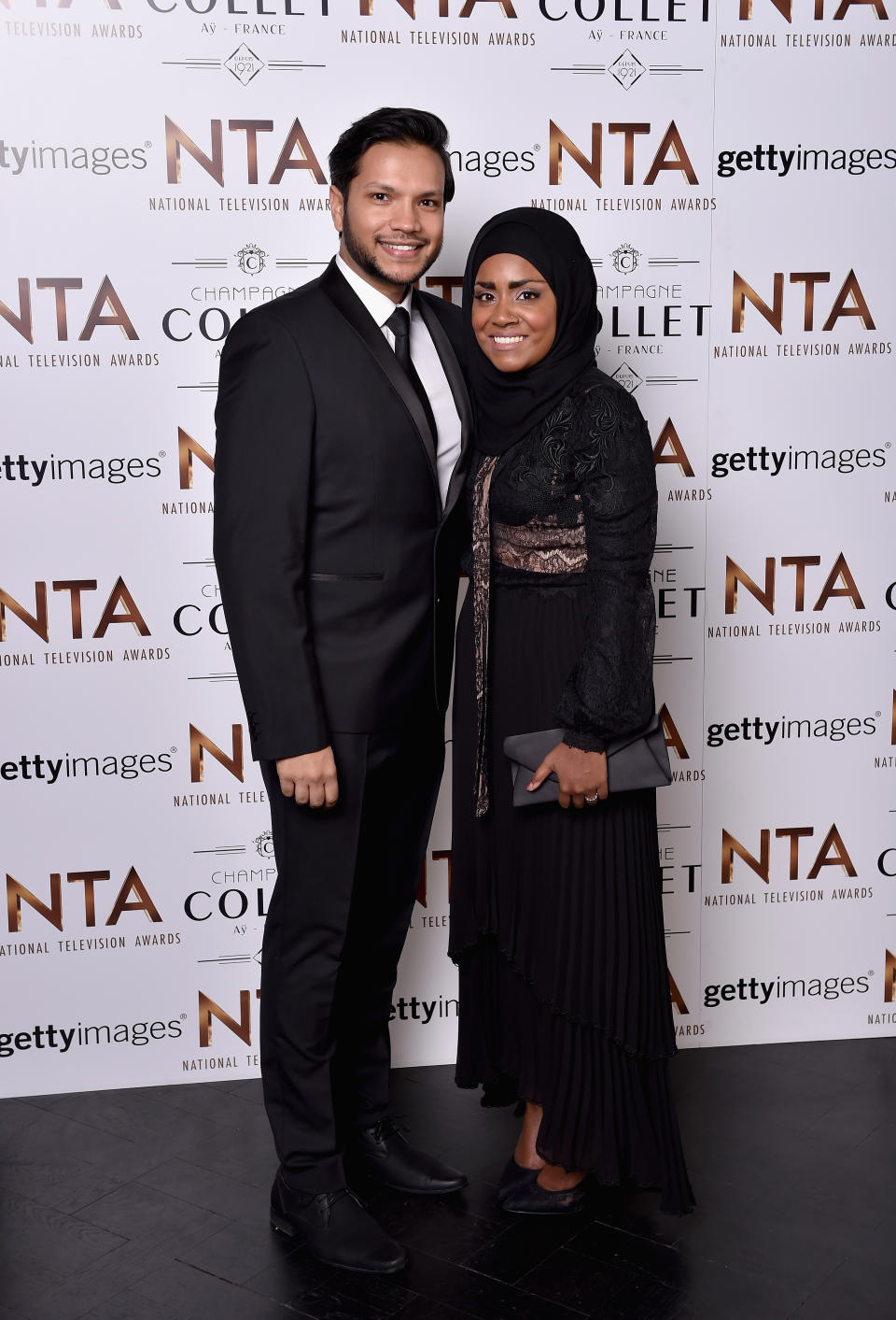 LONDON, ENGLAND - JANUARY 20:  Abdal and Nadiya Hussain attend the 21st National Television Awards at The O2 Arena on January 20, 2016 in London, England.  (Photo by Gareth Cattermole/Getty Images)