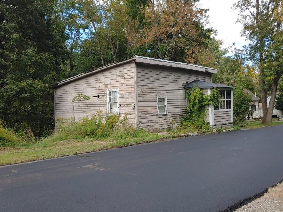 The property at 25 Susquehanna St., Franklin, is seen in this file photo. Franklin Borough has agreed to donate the home to Habitat for Humanity which will build a new home for a low/moderate income family.