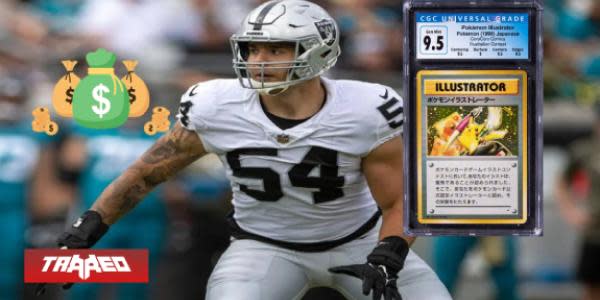 Jugador de la NFL se retira después de vender rara carta Pokémon en $650,000 dólares