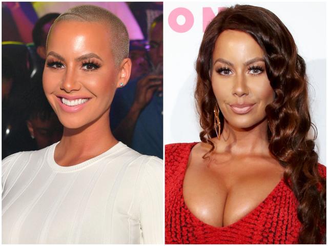 amber rose shaved head