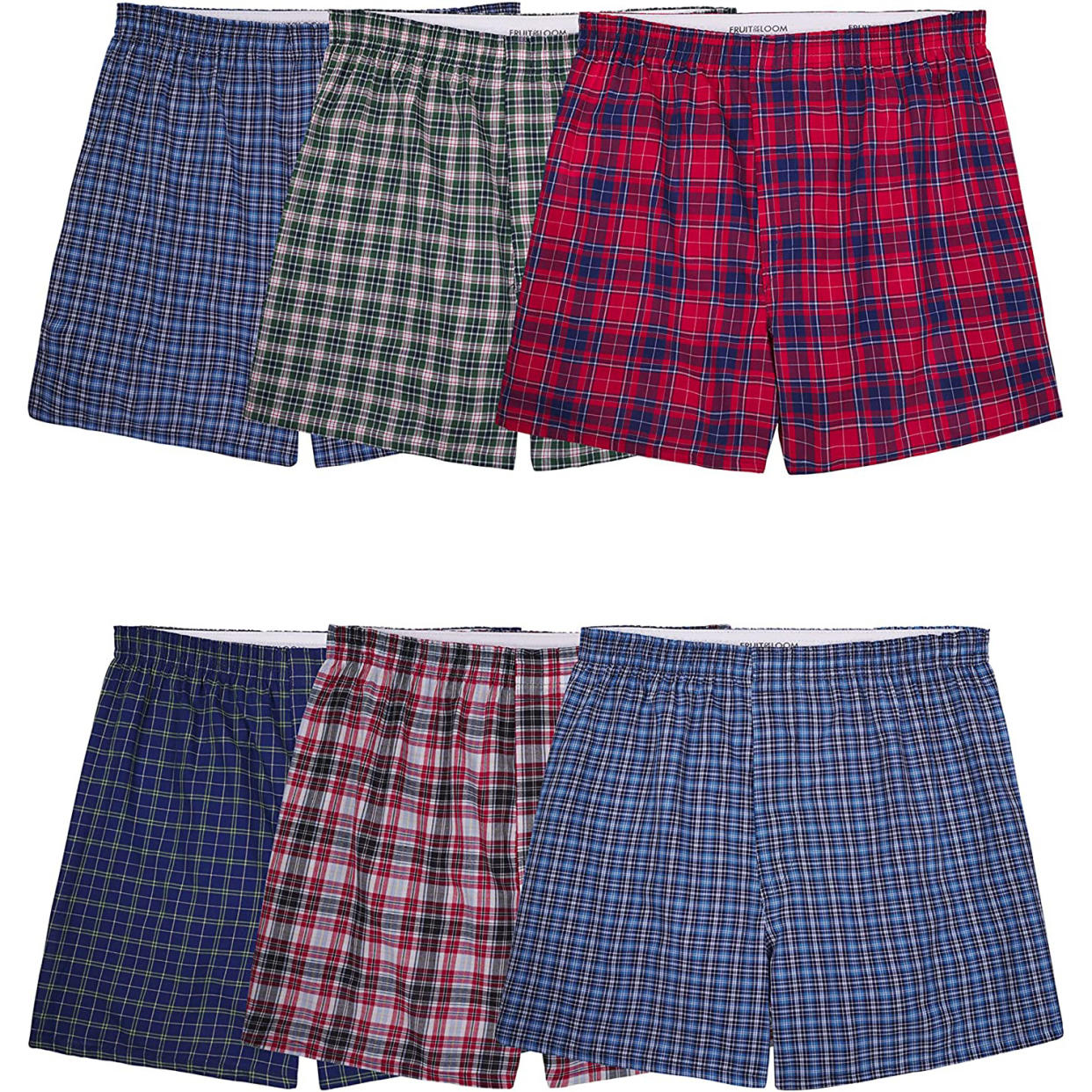 Fruit of the Loom Tag-Free Boxer Shorts