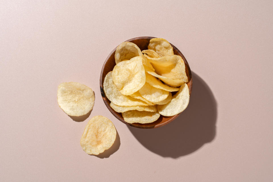 Eine Schüssel mit Chips