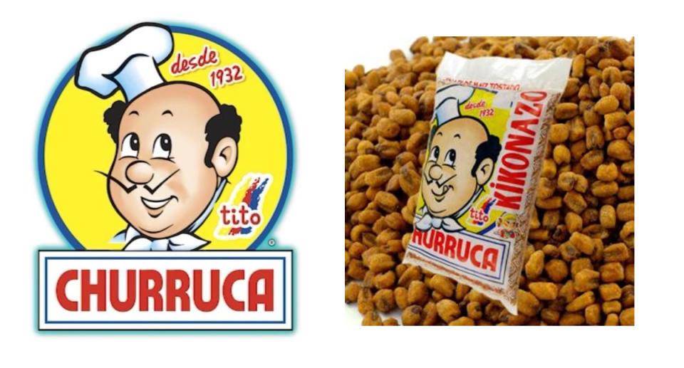 Logo de Churruca con la imagen del chef Tito. Fuente: Churruca.