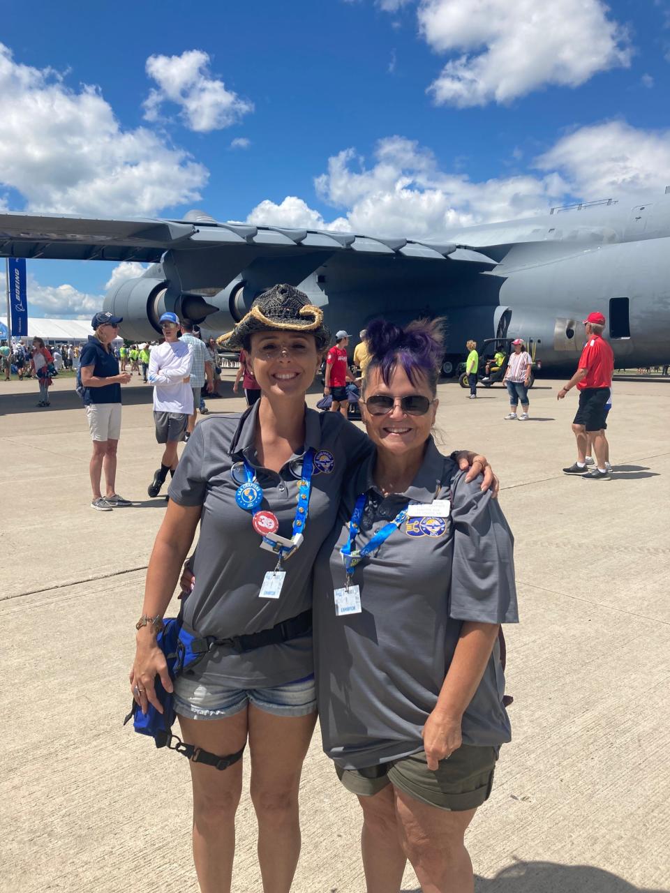Rebecca (left) and Deanie Southard are a daughter and mother duo who help coordinate Young Eagles programs at their EAA Chapters in San Antonio, Texas and Las Cruces, New Mexico, respectively.