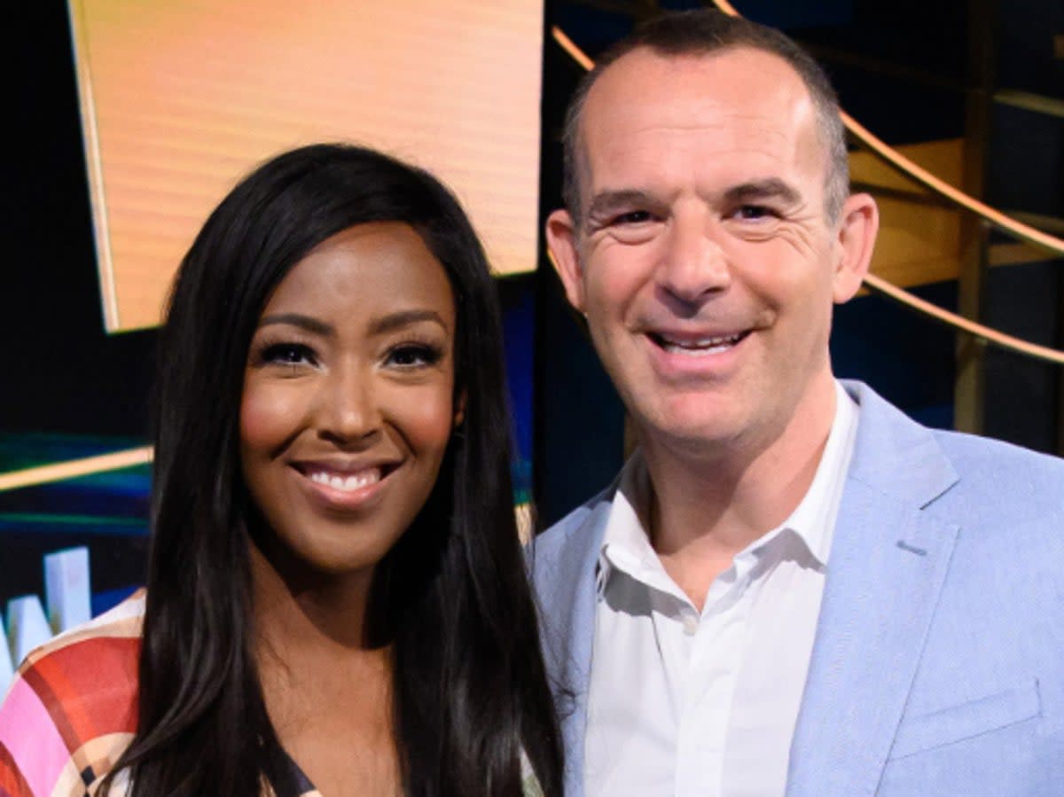 Angellica Bell and Martin Lewis (ITV)