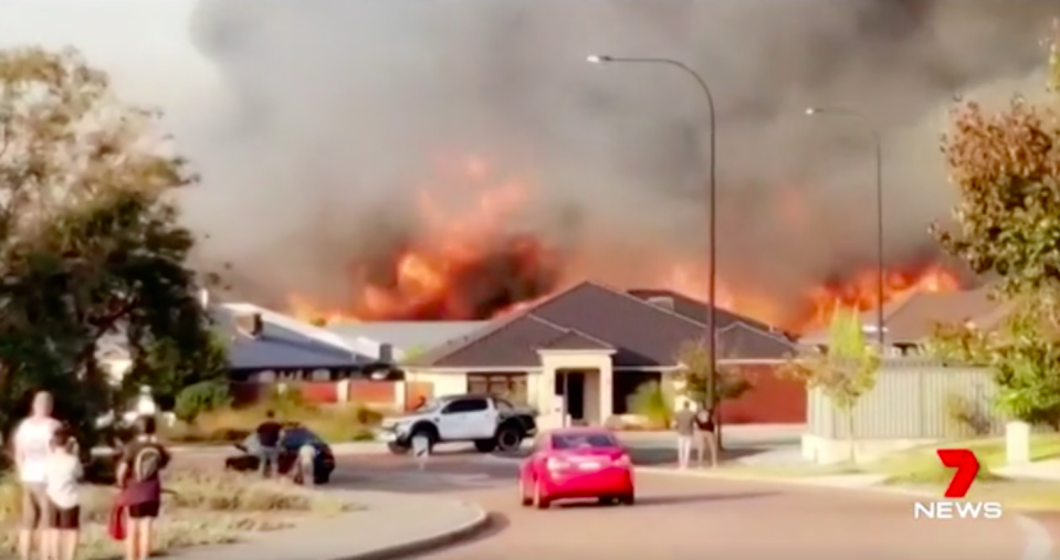 A warning was only sent out two hours after the fire was reported. Source: 7News