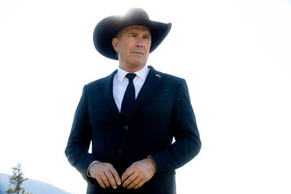 Kevin Costner isn't saddling up for "Yellowstone" Season 5, he's buttoning up as Montana governor.