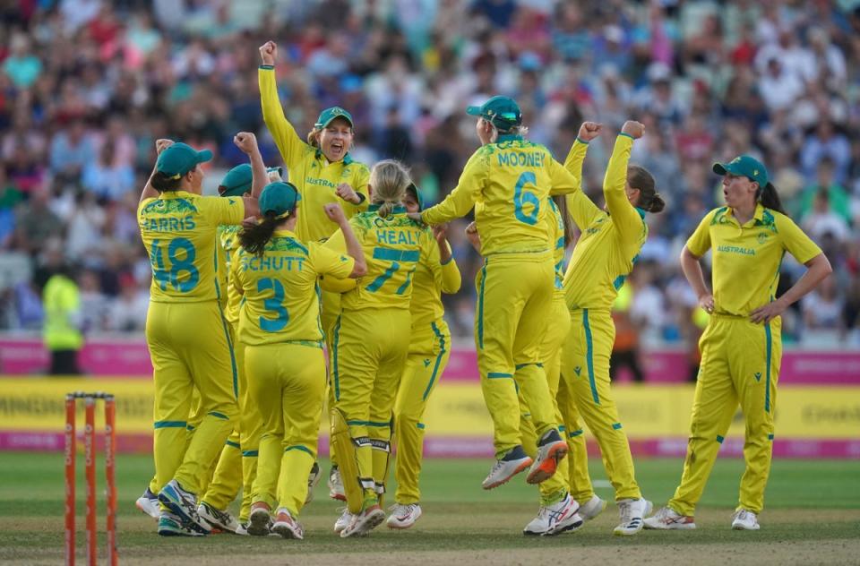 Australia won gold in the cricket (Adam Davy/PA) (PA Wire)