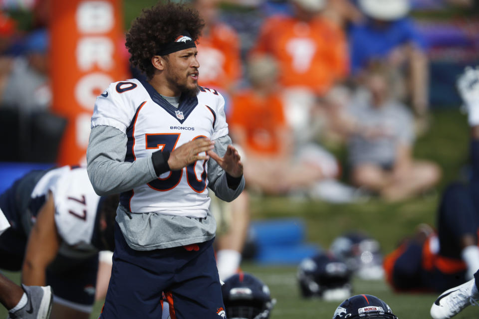 Denver Broncos running back Phillip Lindsay is right: his "Madden 20" avi looks nothing like him. (AP)