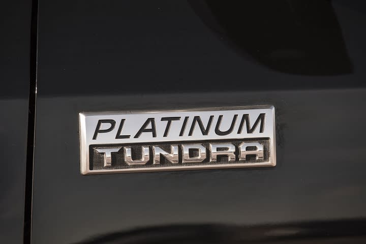 2017 Toyota Tundra Platinum badge photo
