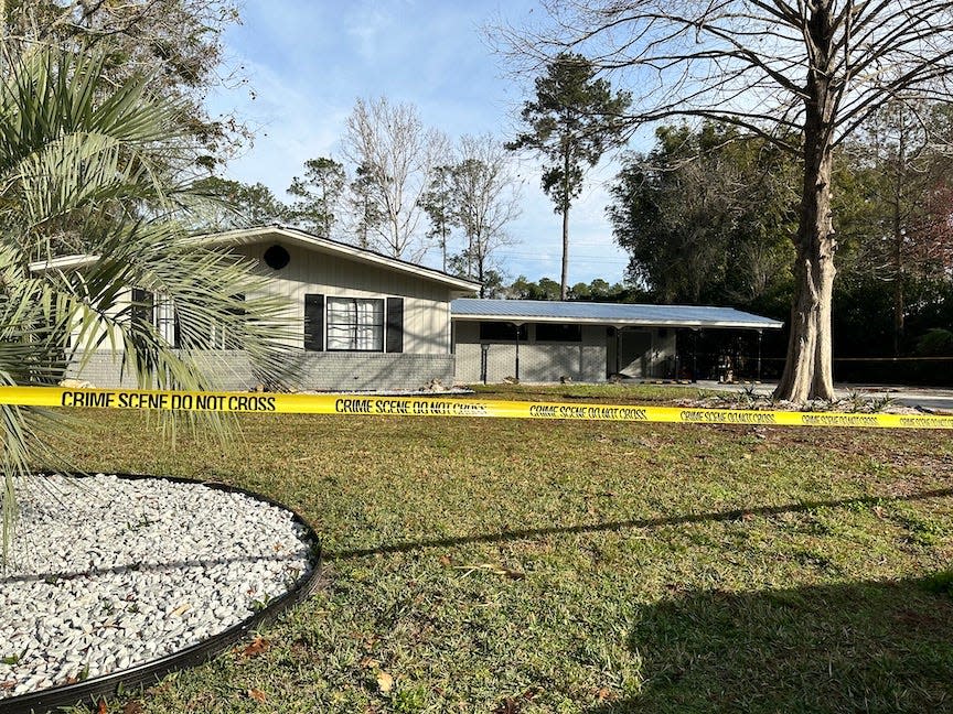 A fatal shooting was reported early Thursday morning at this home at 4700 NW 16th Place in the Suburban Heights neighborhood in Gainesville.