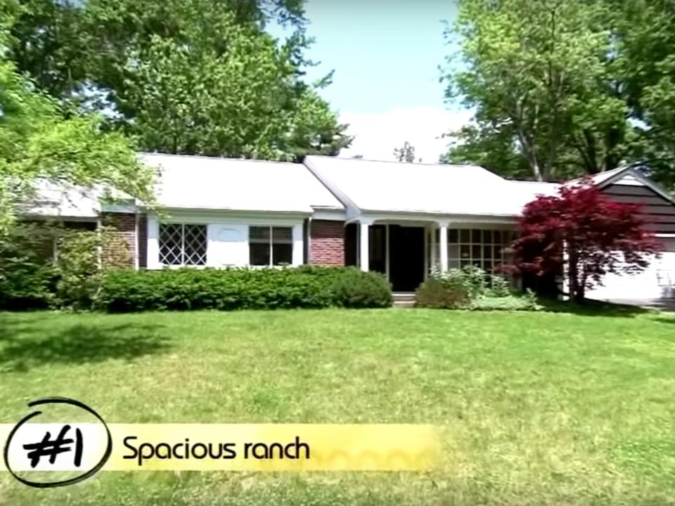 the exterior of a house on house hunters