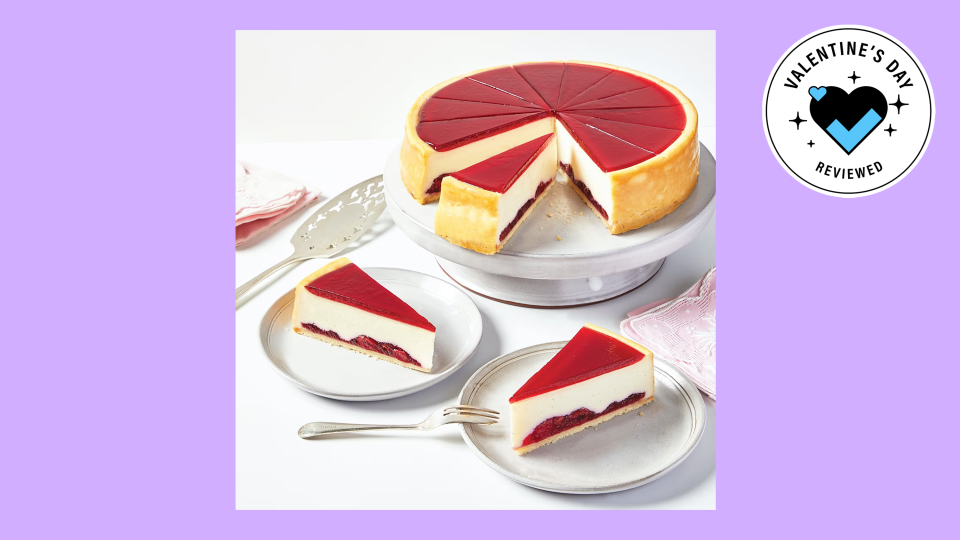 Valentine’s Day food gifts: Eli’s Cheesecake Company cherry vanilla bean cheesecake