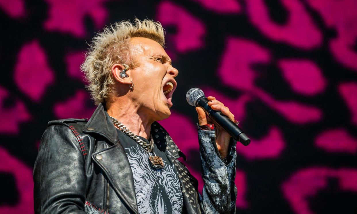 <span>Billy Idol performing with Generation Sex at Glastonbury 2023.</span><span>Photograph: Guy Bell/Shutterstock</span>