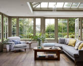 <p> If you are looking for home addition ideas with a view of the garden but a deep connection to the house, a conservatory should be high on your list. Careful styling and clever color choices can transform a conservatory into a true restful retreat from which to enjoy the glorious garden views.  </p> <p> ‘This space boasts super large double doors on both the rear and side aspects that ease out into the garden for a harmonious indoor/outdoor lifestyle,’ says James Upton, Managing Director and Designer of Westbury Garden Rooms. </p>