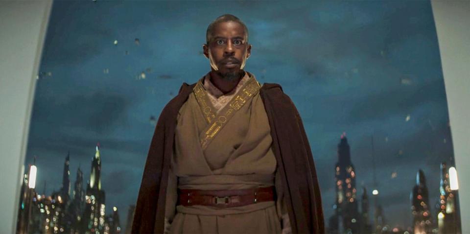 Ahmed Best as Jedi Kelleran Beq on 'The Mandalorian'