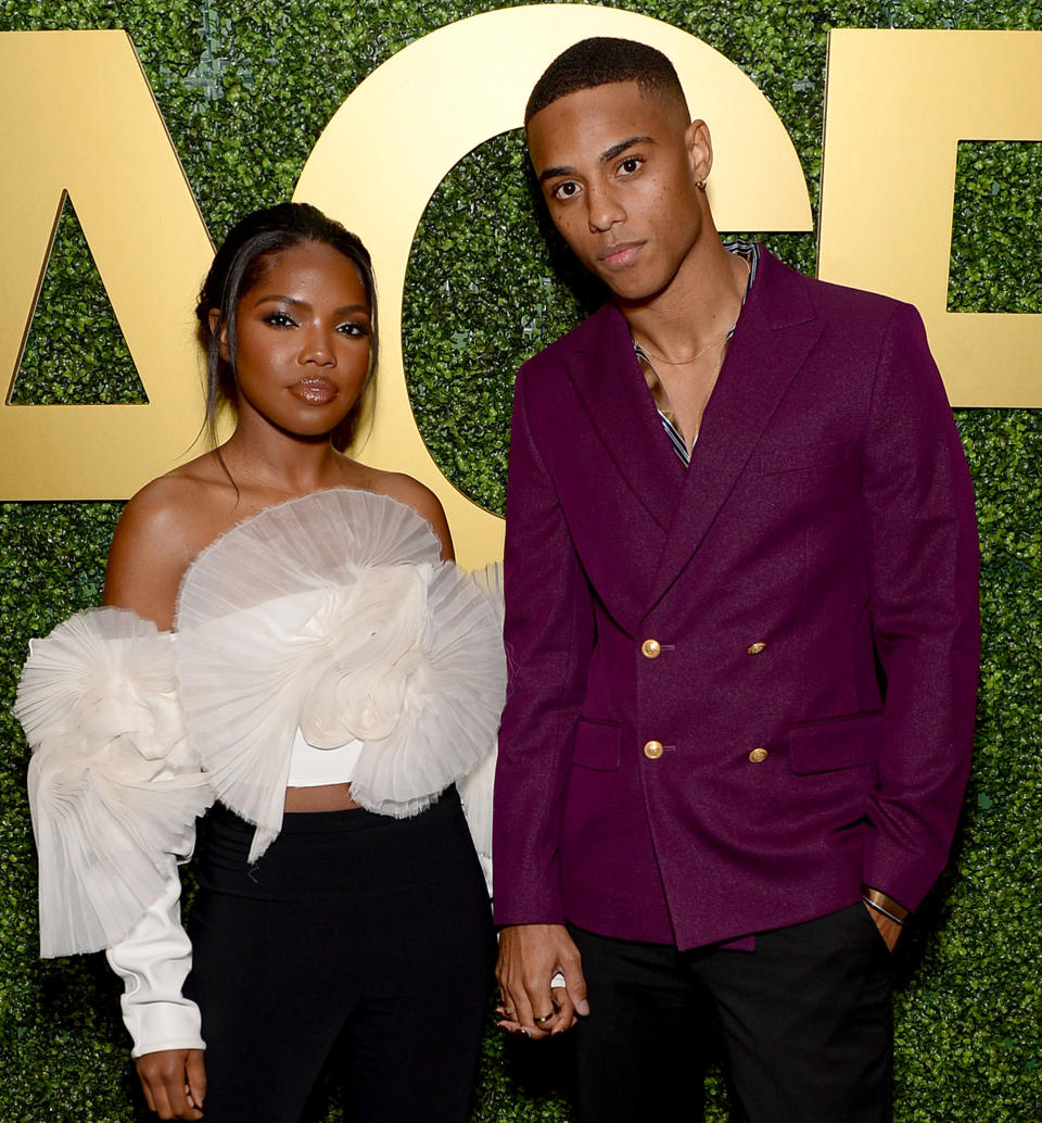 Ryan Destiny and Keith Powers  (Andrew Toth / Getty Images )