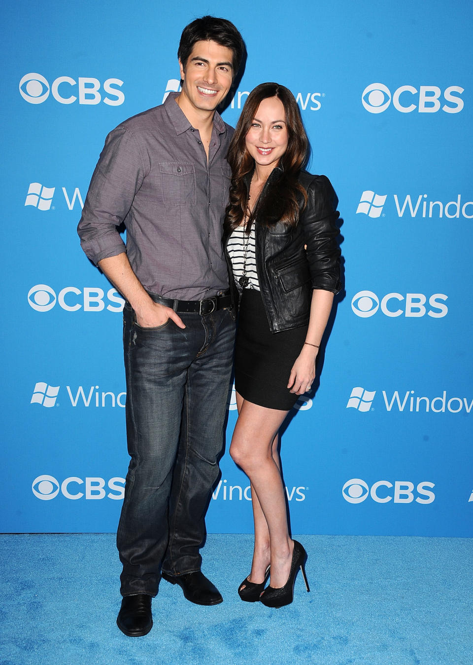 Superman star Brandon Routh and actress Courtney Ford had a son on August 10.