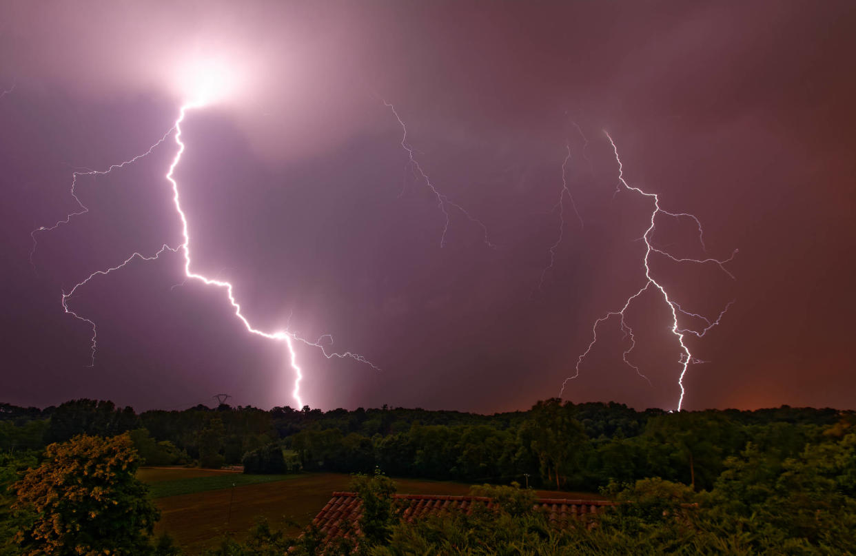 Météo-France a placé 39 départements en vigilance orange aux orages. (photo d’illustration)