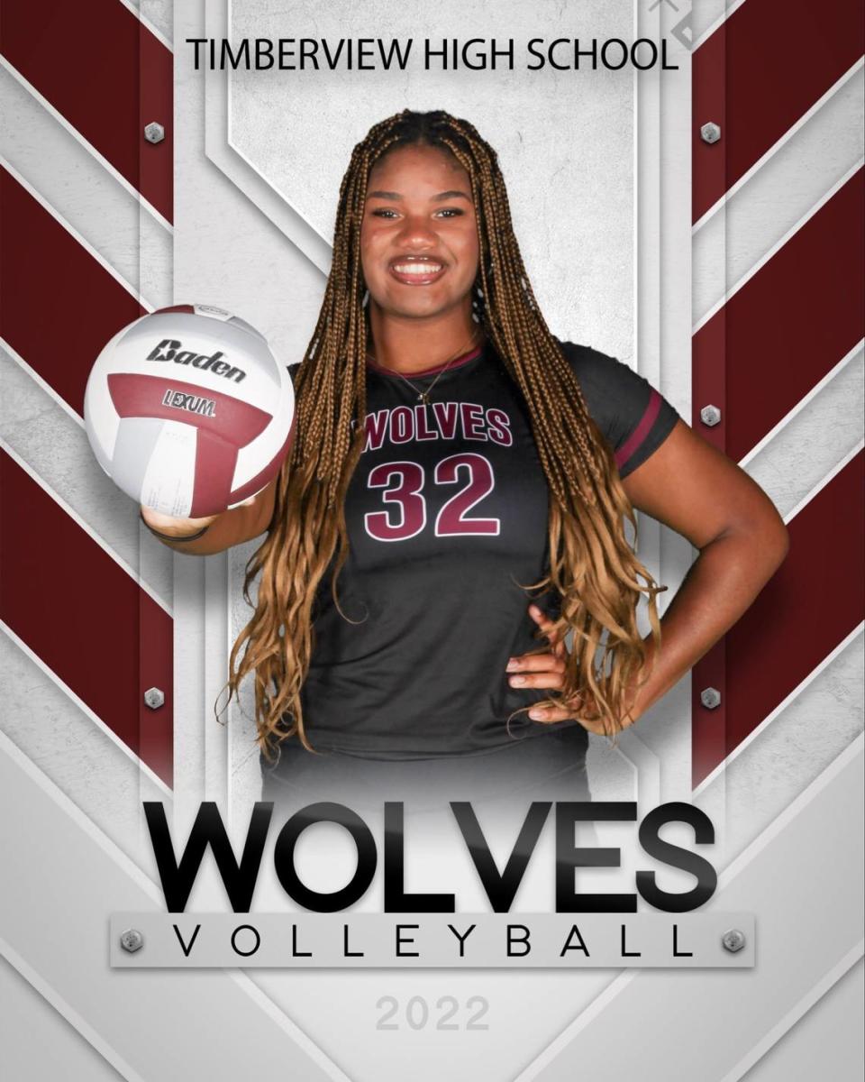 Timberview senior Reese Robins (team photo)