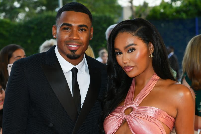 Tyrique Hyde and Ella Thomas attending the National Television Awards 2023 at The O2 Arena