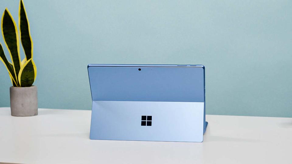 The Microsoft Surface Pro 11's kickstand.