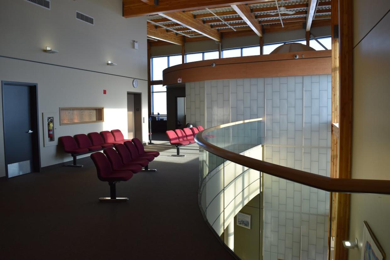 The upper floor of the Nunavut Court of Justice. (Nick Murray/CBC - image credit)