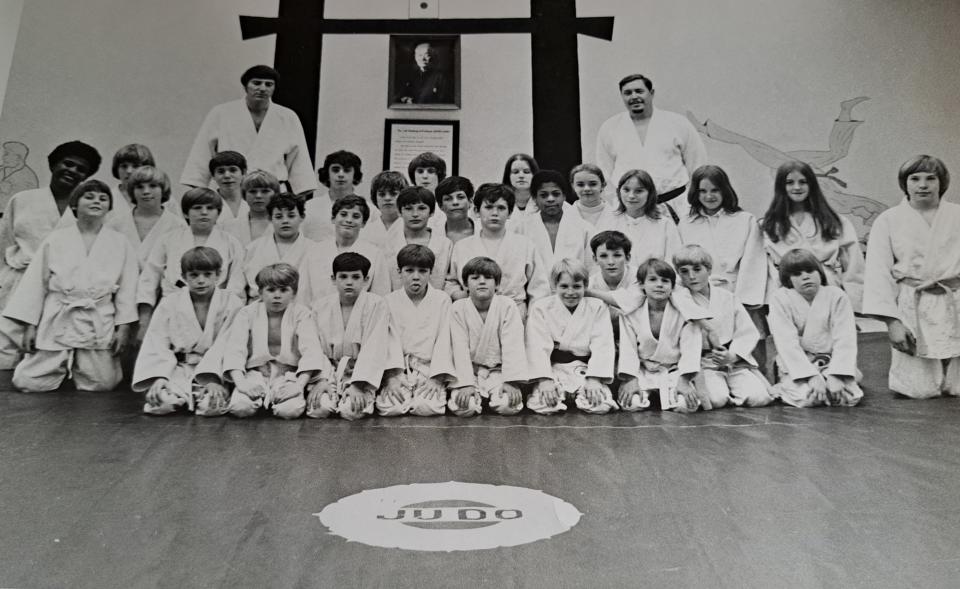 Zoltan Kovacs (standing at left) taught judo at the former Mansfield YMCA building on Park Avenue West.