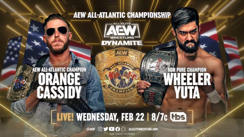 All-Atlantic Title Match, Tony Khan Announcement, And More Set For 2/22 AEW Dynamite