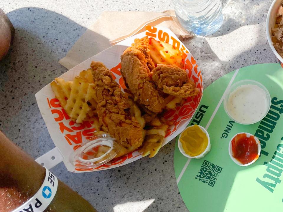 us open food chicken tenders