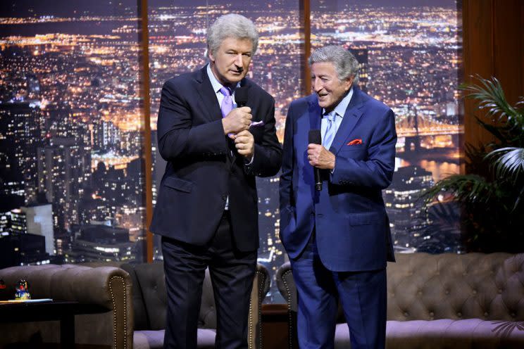 Alec Baldwin, Tony Bennett (Photo: Peter Kramer/NBC)