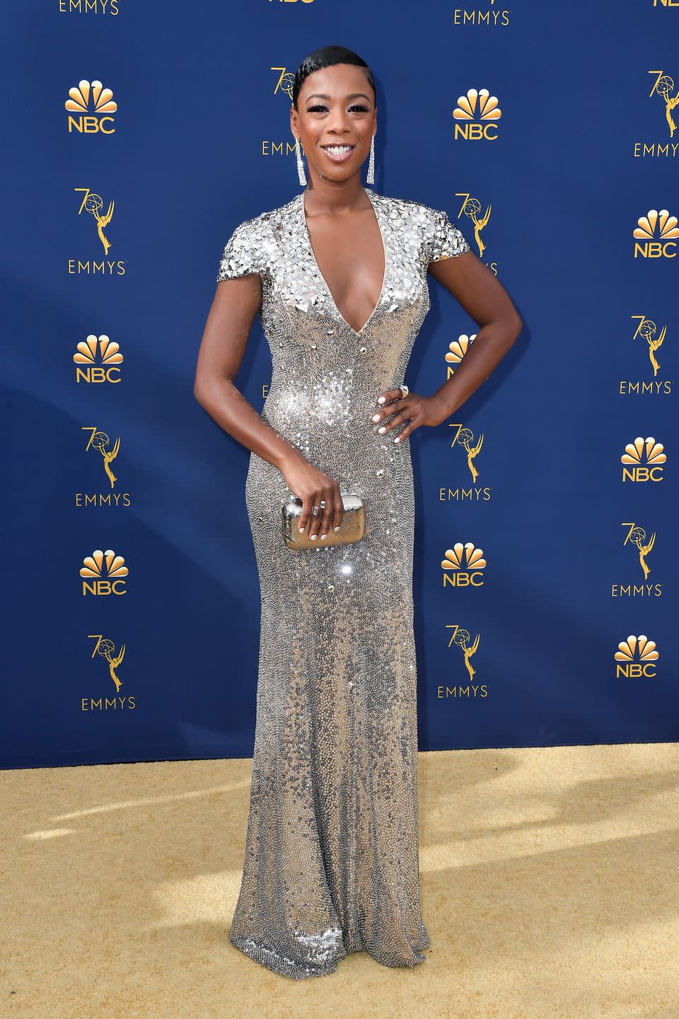 Samira Wiley in Jenny Packham