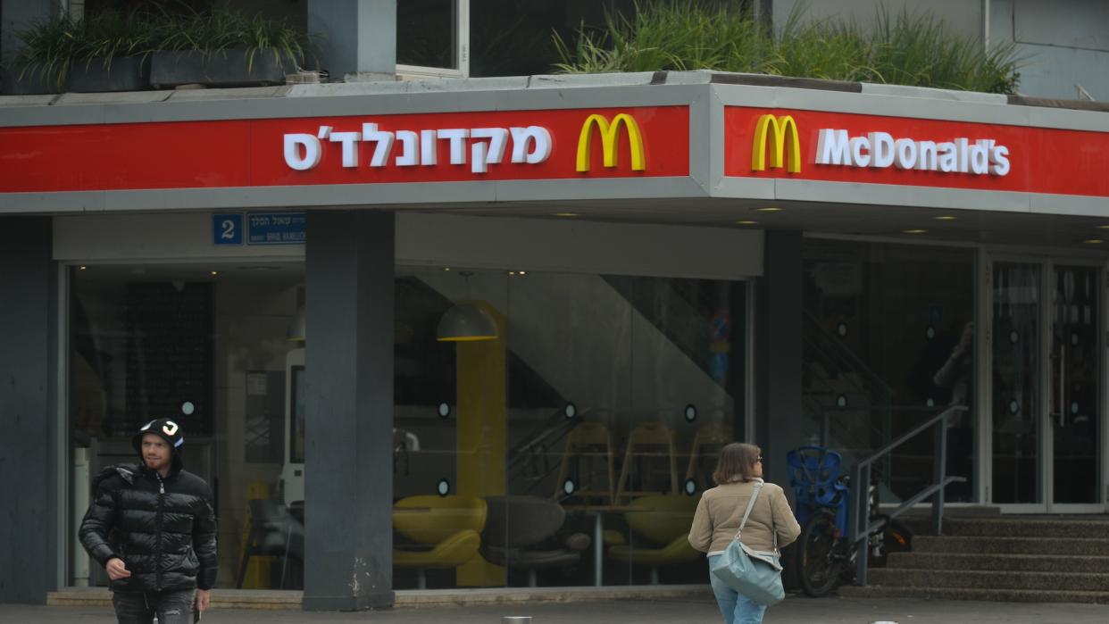  A McDonald's in Tel Aviv, Israel. 