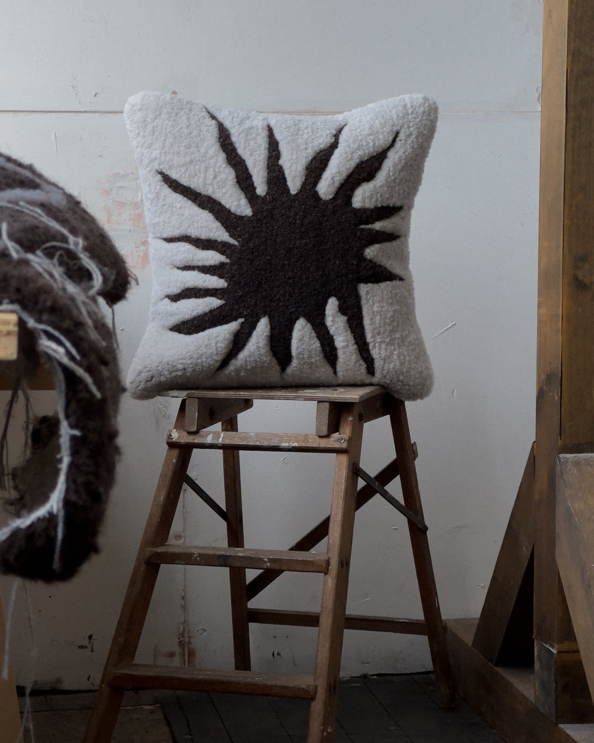 Bec Kirby of Soosumsee makes hand-tufted cushions and wall hangings (Bec Kirby)