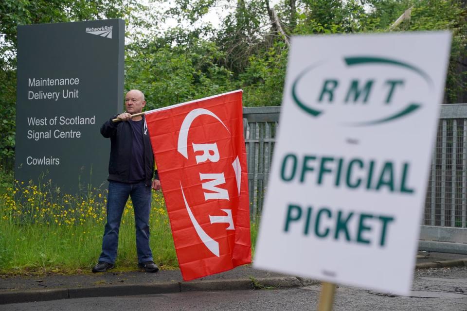 A senior Labour MP has warned colleagues that joining picket lines in support of striking workers will not resolve the dispute on the railways (Andrew Milligan/PA) (PA Wire)