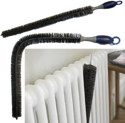 This extra-long radiator brush will clear out one of the hardest-to-reach areas of your home