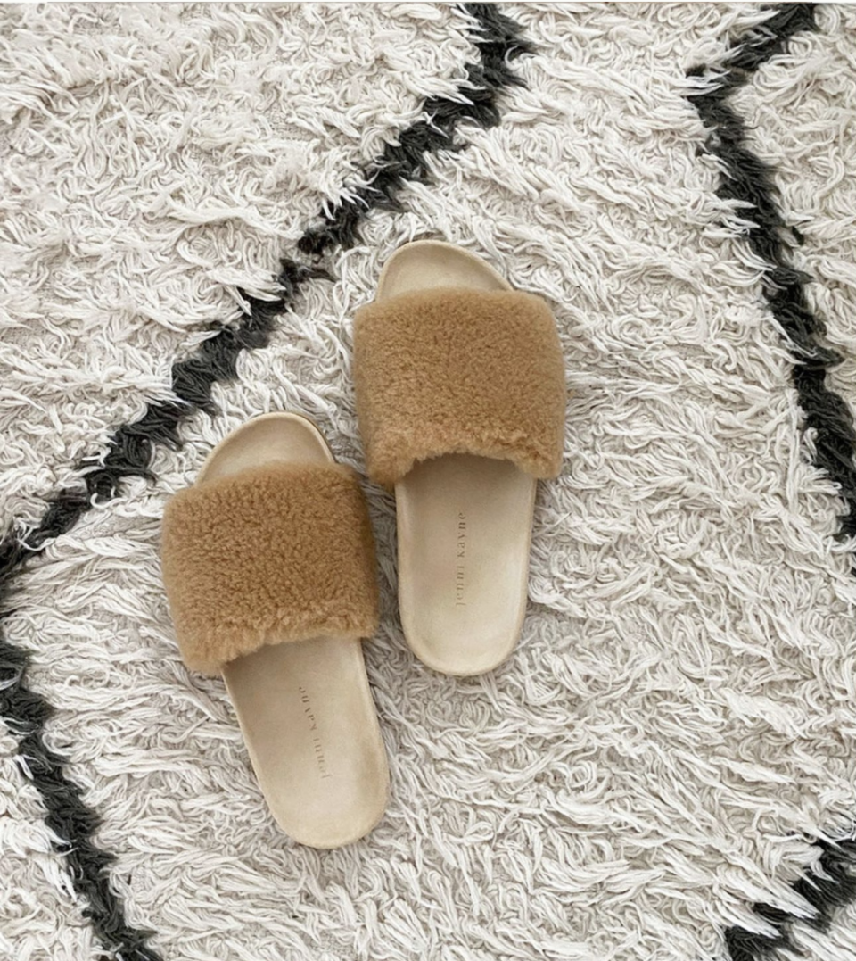 Shearling Slide Sandal