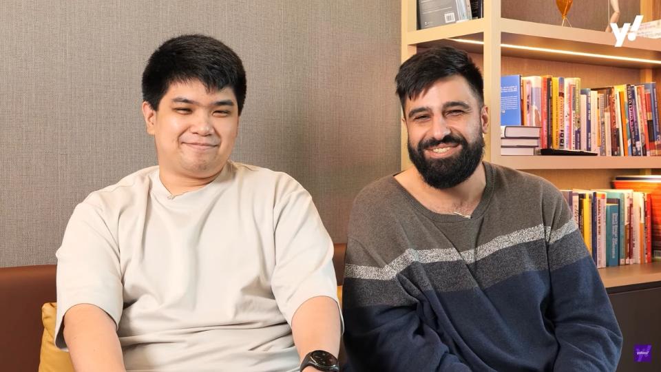 The Dota 2 caster duo of johnxfire and MPLDota got together unexpectedly, but they have since grown to become one of the best caster pairings in the scene. (Photo: Yahoo Esports SEA)