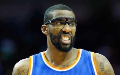 Amar'e Stoudemire could only grit his teeth. (Scott Halleran/Getty Images)