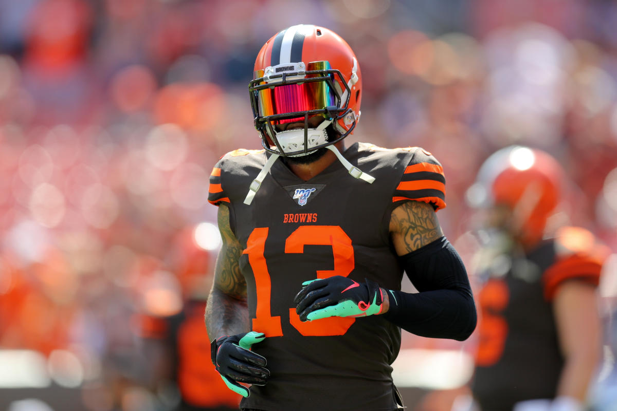 Watch: Odell Beckham Jr. reacts to Cleveland Browns' new jerseys