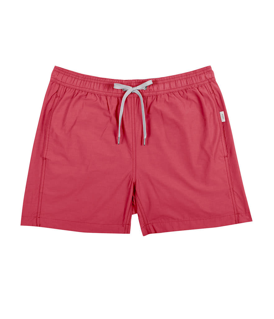 <p>The Charles 5" in Tomato Puree, $125, <a href="https://onia.com/shop/mens/swim/charles-5/charles-5-tomato-puree.html" rel="nofollow noopener" target="_blank" data-ylk="slk:onia.com;elm:context_link;itc:0;sec:content-canvas" class="link ">onia.com</a></p>