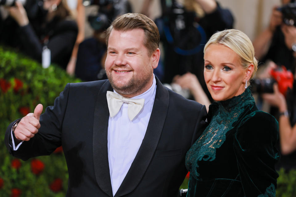 James Corden and Julia Carey attend The 2022 Met Gala Celebrating 