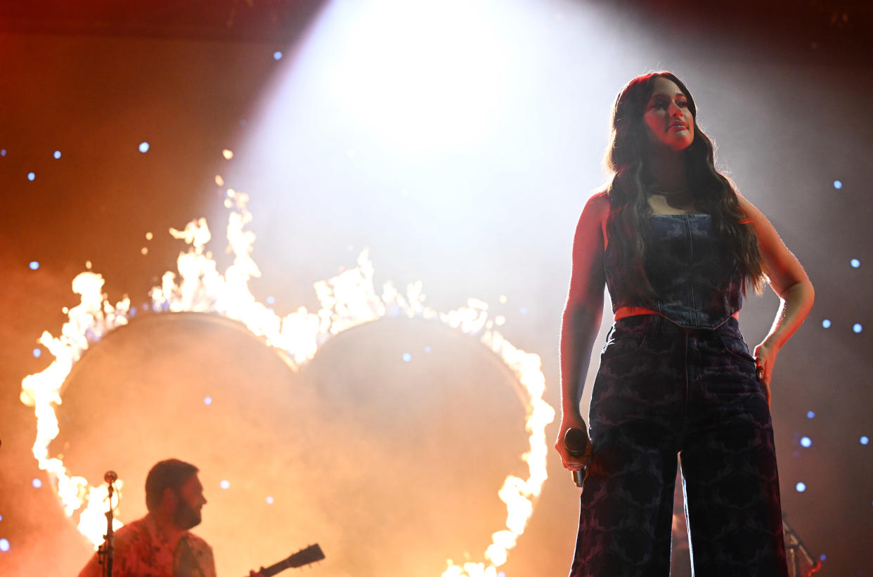 Kacey Musgraves performs onstage during Palomino Festival held at Brookside at the Rose Bowl on July 9, 2022 in Pasadena, California. - Credit: Michael Buckner for Variety