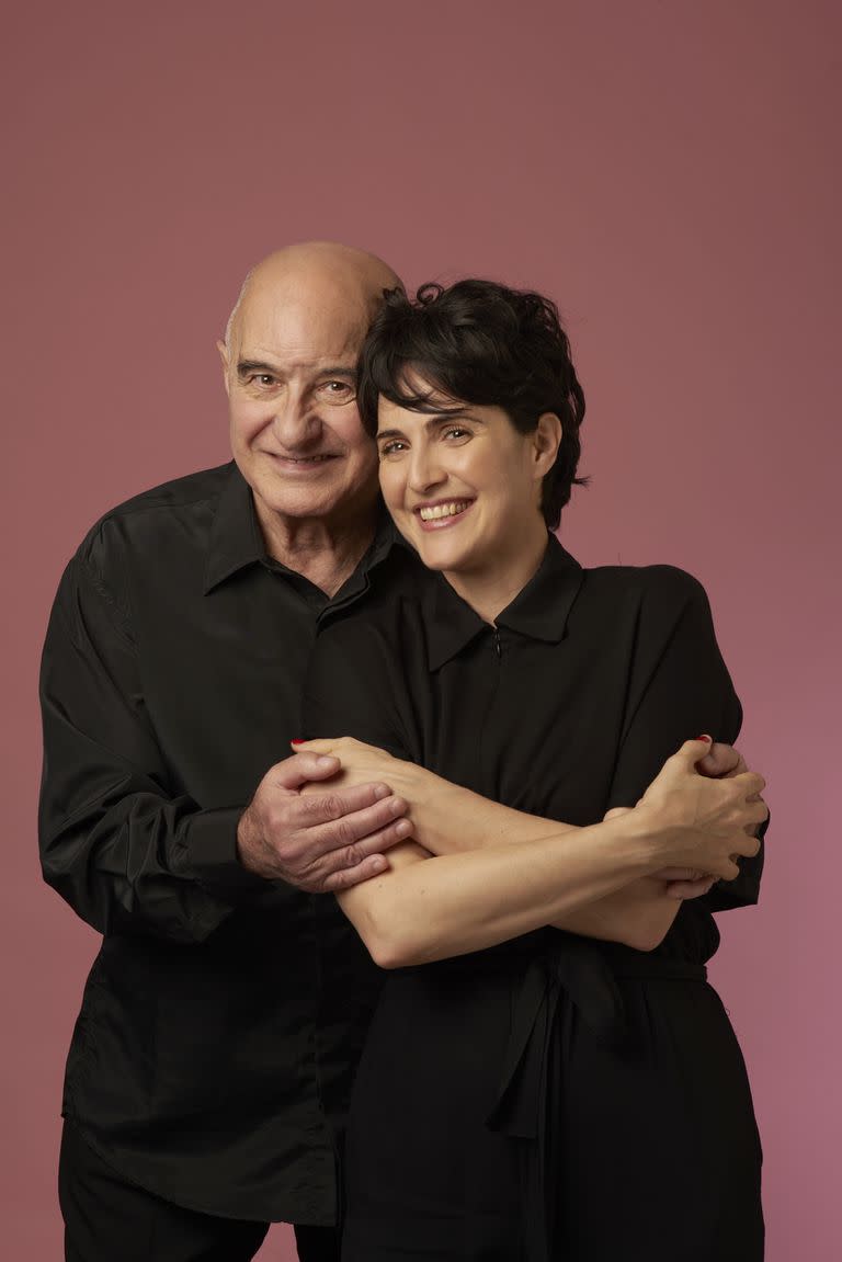 Julieta Díaz y su papá, Ricardo Díaz Mourelle