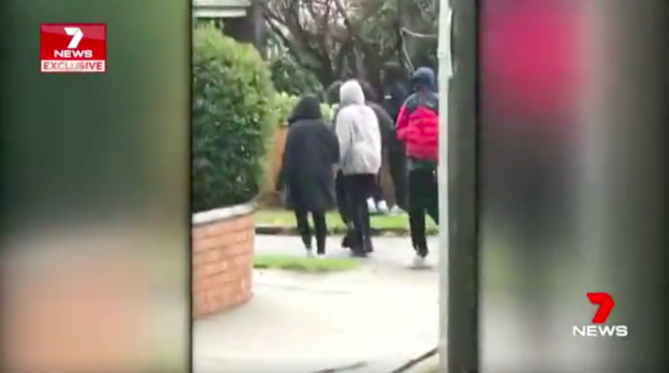 While four teenage girls were arrested in connection with the party, they were all released. Source: 7News